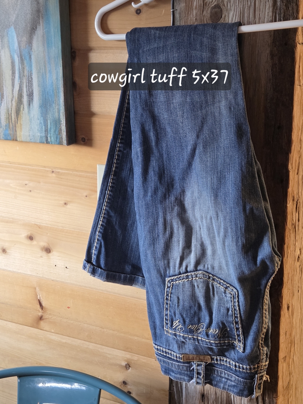 Cowgirl Tuff Women's Blue Denim Jeans